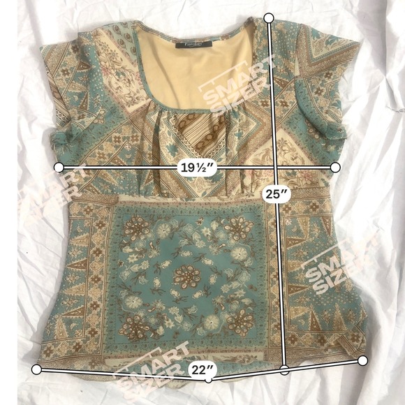 Vintage Y2K Babydoll Top Floral Patchwork Sheer Overlay Fairy Grunge Boho Large - Picture 4 of 4